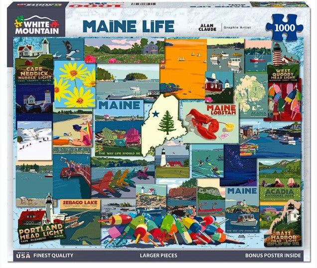 Maine Life 1000-Piece Jigsaw Puzzle