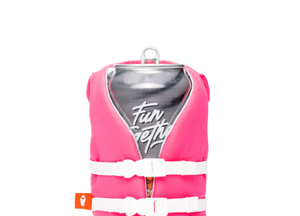 Party Pink Puffin Buoy floating can cooler