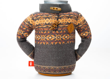 Espresso Puffin Fjord sweater can cooler