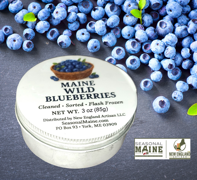 Organic Wild Maine Blueberries 3oz (1-Pack)