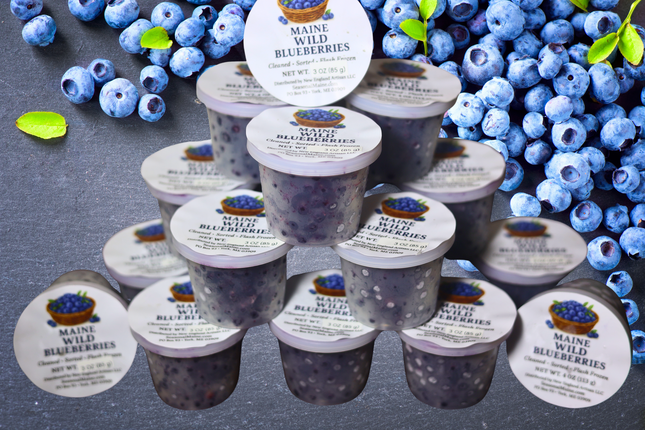 Organic Wild Maine Blueberries 3oz (18-Pack)