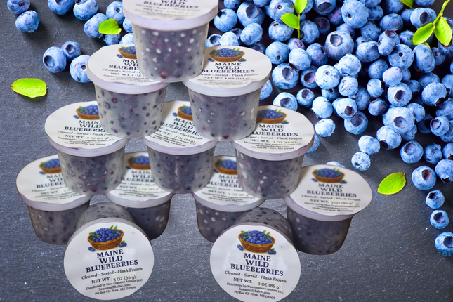 Organic Wild Maine Blueberries 3oz (12-Pack)