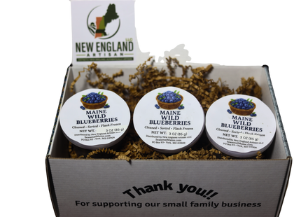 Organic Wild Maine Blueberries 3oz (3-Pack)