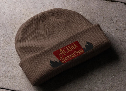 Acadia National Park Embroidered Beanie