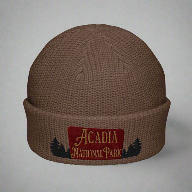 Acadia National Park Embroidered Beanie