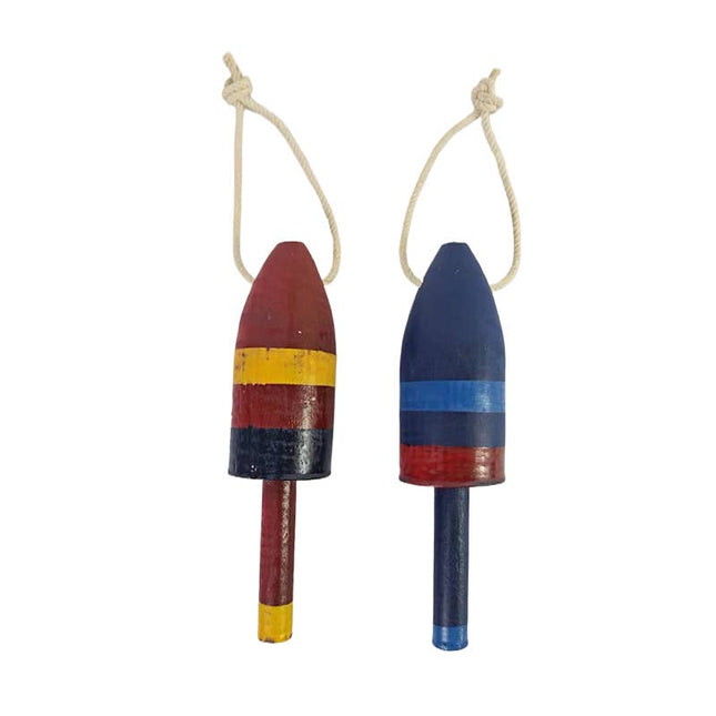 6.5" Colorful Nautical Buoys - 2 Assorted Designs