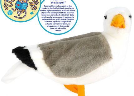 Seamus The Seagull | 12 Inch Stuffed Animal Plush