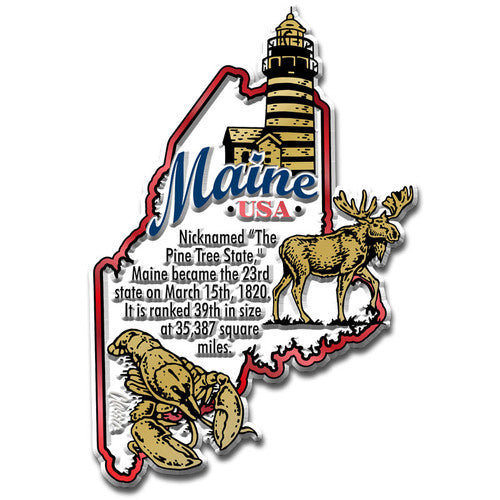 Maine Information State Magnet by Classic Magnets, IMM-119