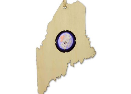 Maine Beer Cap Map Ornament