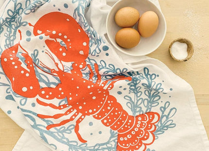 Maine Lobster Tea Towel | Nantucket Red