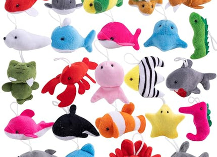 Assorted mini sea animal plush toys gift add-on