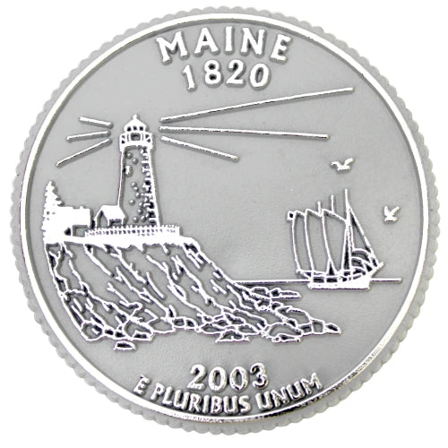 Maine State Quarter Magnet by Classic Magnets, QTR-119