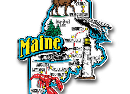Maine Jumbo State Magnet by Classic Magnets, SJM-119
